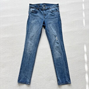 Kut From the Kloth Womens Size 6 Katy Boyfriend Jeans Distressed Light‎ Wash